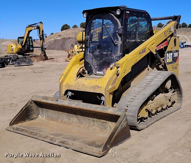 2017 Caterpillar 289D tracked skid steer loader - EO9976