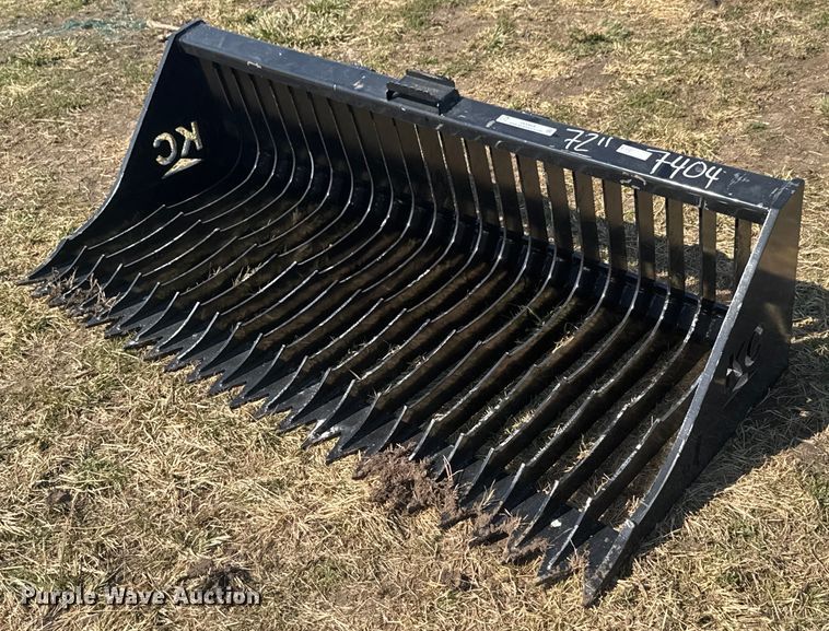 KC QT-SB-H72-F skid steer rock bucket - DO0669