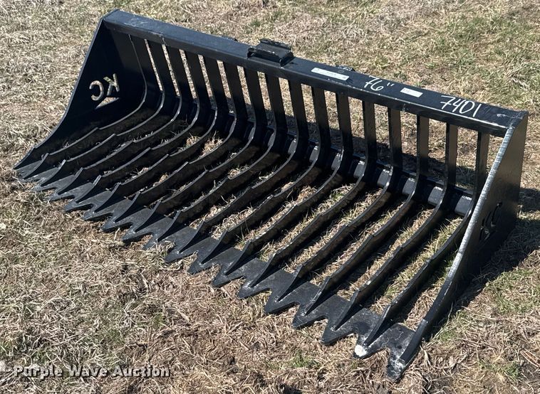 KC QT-SB-H76-V3 skid steer rock bucket - DO0678
