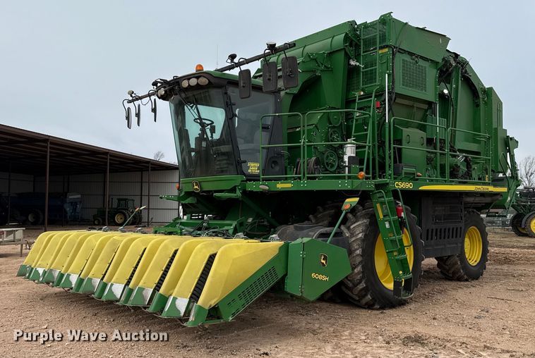 2018 John Deere CS690 RWA cotton stripper - ED5549