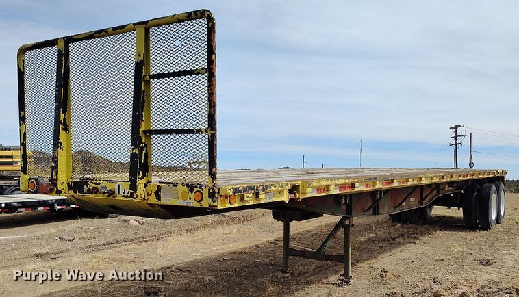 1993 Lufkin RM flatbed trailer - BI9775