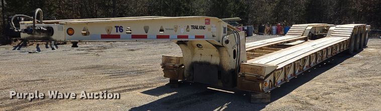 2009 Trail King TK110HDG-523 lowboy equipment trailer - DS3653