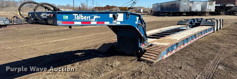 2003 Talbert T(4)DW-55-HPG-1-T1 lowboy equipment trailer - DU3326