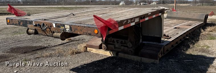 2003 Trail King TK60MG-482 lowboy equipment trailer - EQ1194