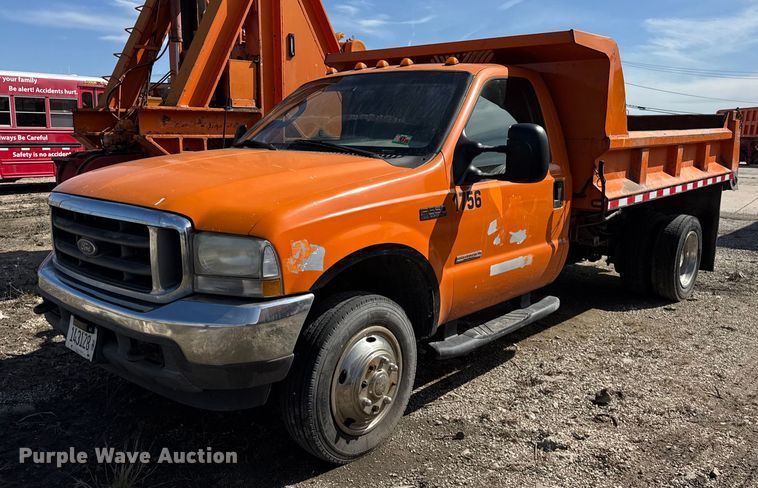 2003 Ford F550 Super Duty dump truck - DU3410