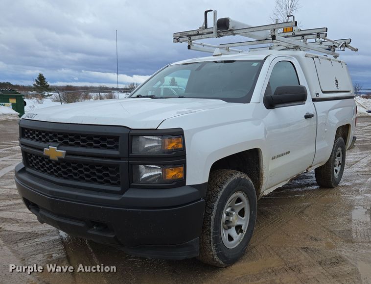 2014 Chevrolet Silverado 1500 utility bed pickup truck - EC4023