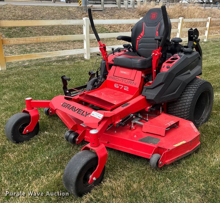 Gravely Pro-Turn 672 ZTR lawn mower - EQ1268