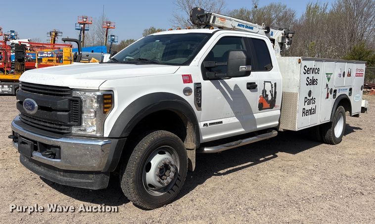 2019 Ford F550 Super Duty SuperCab utility / service truck - OB9492