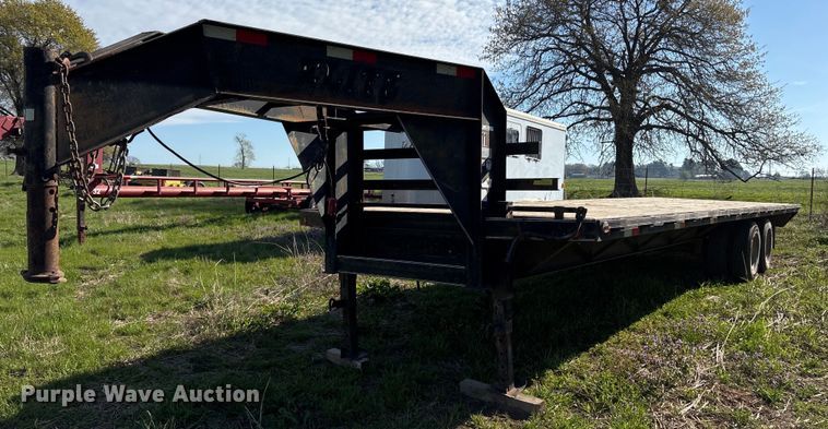2007 Elite Trailers Gooseneck Float flatbed trailer - OB9561