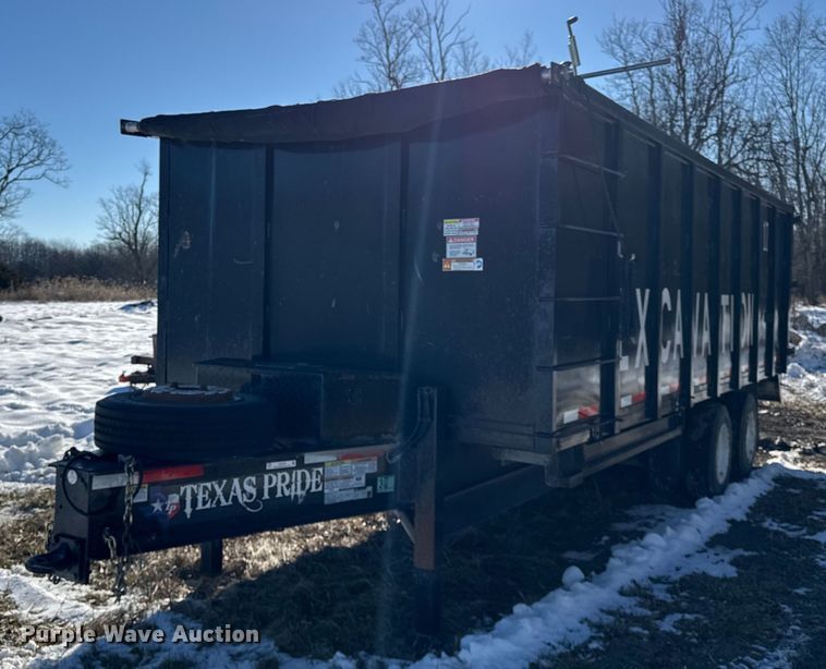2019 Texas Pride dump trailer - DH9756