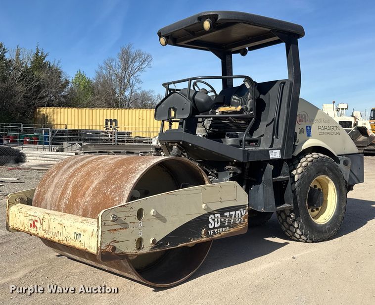 2006 Ingersoll Rand SD-77DX TF single drum vibratory roller - DM5637