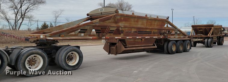 1992 Load King 2227 bottom dump trailer - DN3705
