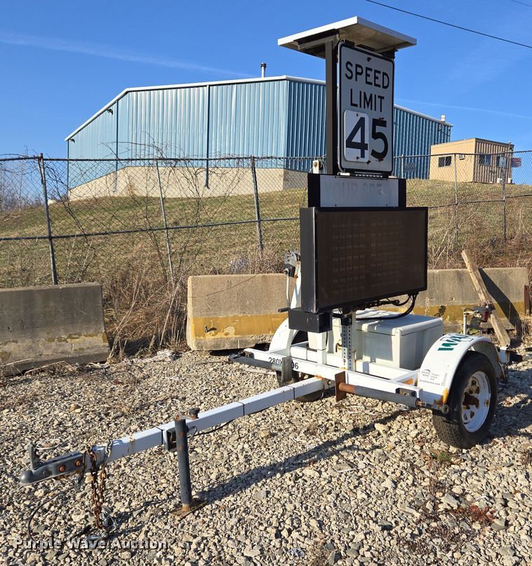 Speed limit sign trailer - EC4099