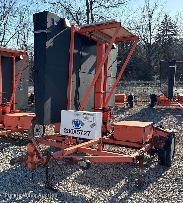(2) 2012 Wanco WTLMB message board trailers - EC4101