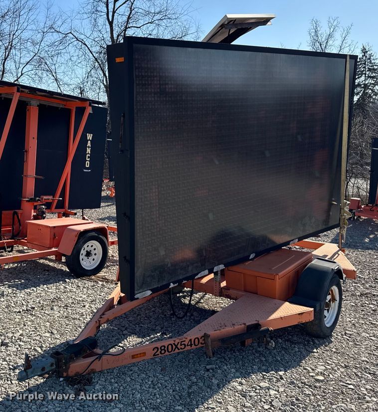 2012 Ver-Mac PCMS 1500 message board trailer - EC4102