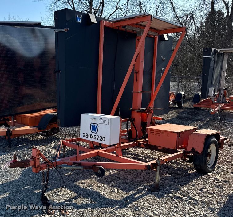 (2) message board trailers - EC4103