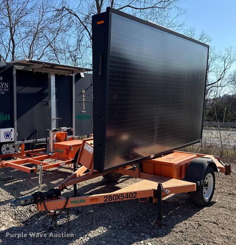 2012 Ver-Mac PCMS 1500 message board trailer - EC4113