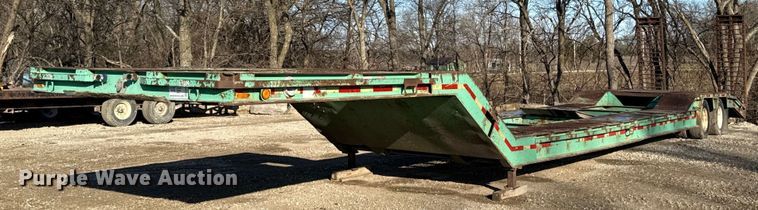 1987 Shop built drop deck equipment trailer - ED4100