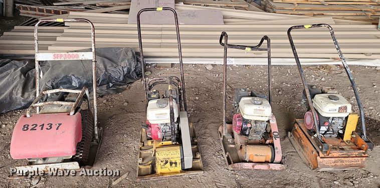 (4) plate compactors - EH8756