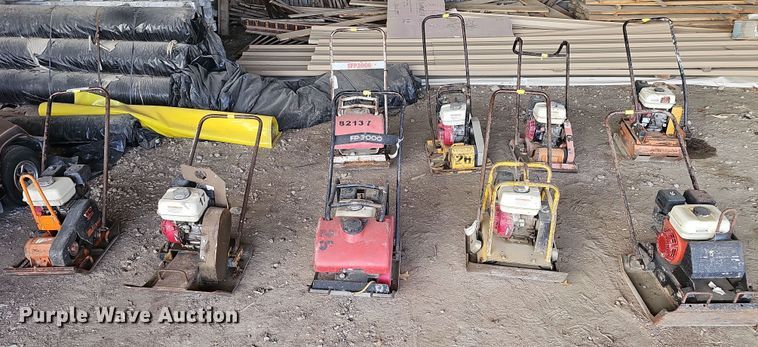 (5) plate compactors - EH8757