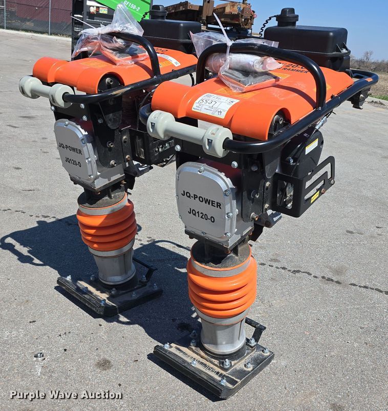 (2) JQ Power JQ120-O plate compactors - EH8854
