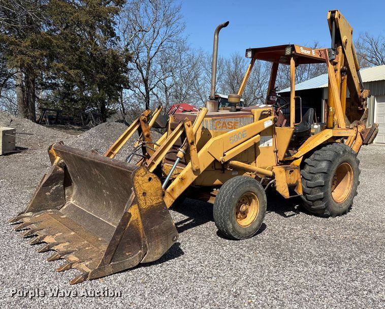 1986 Case 580 Super E backhoe - OB9461