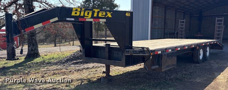 2002 Big Tex 14GN-20 equipment trailer - OB9462