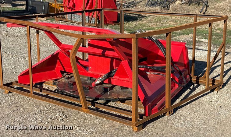 2024 TopCat SSDFM60 skid steer disc mulcher - OB9514