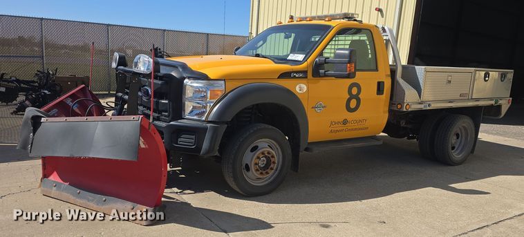 2012 Ford F450 Super Duty XL flatbed truck - DO7856