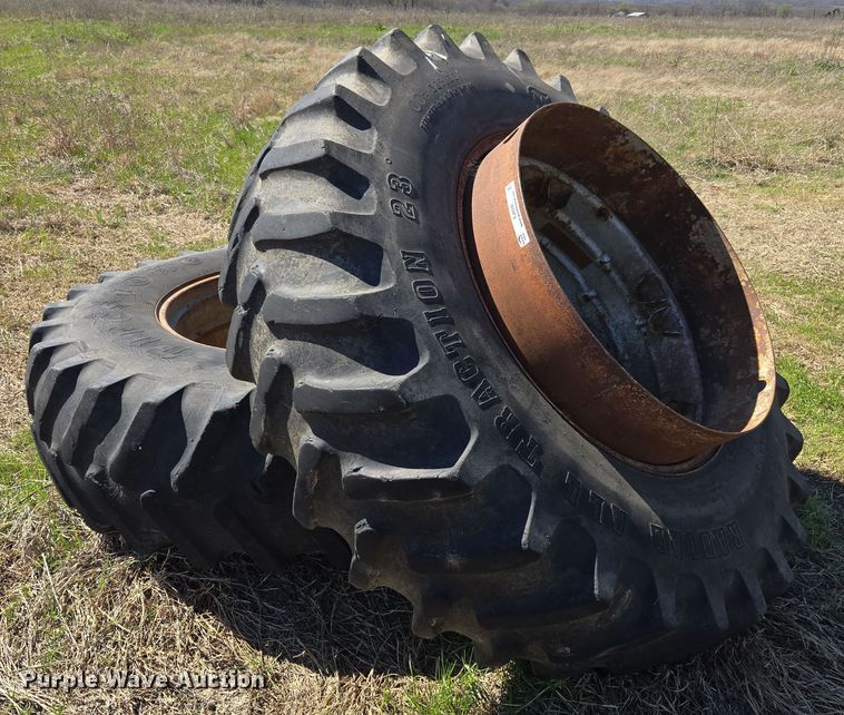 (2) Firestone 18.4R34 tires - EJ8346