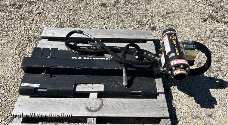 Danuser T3 skid steer post driver - EK2759