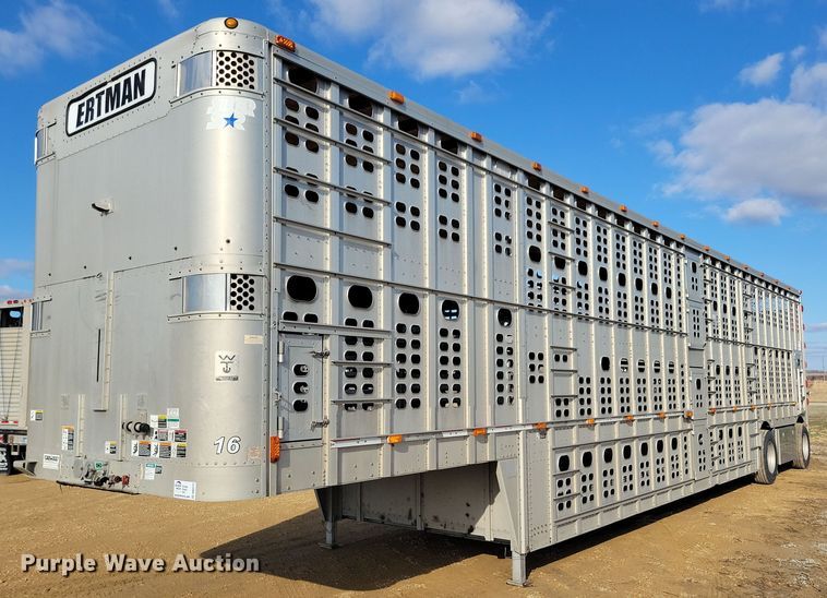 2007 Wilson PSDCL-402HP livestock trailer - DN3717