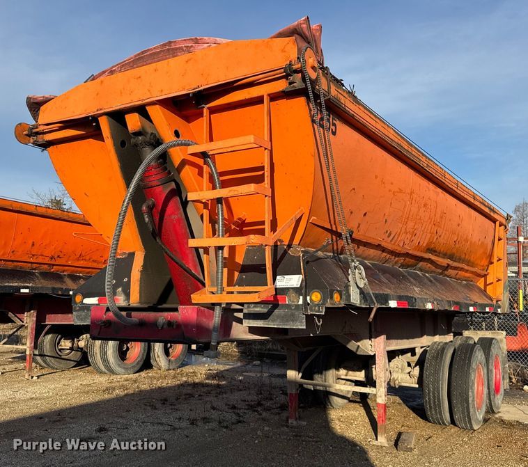 1989 Palmer end dump trailer - DU3393