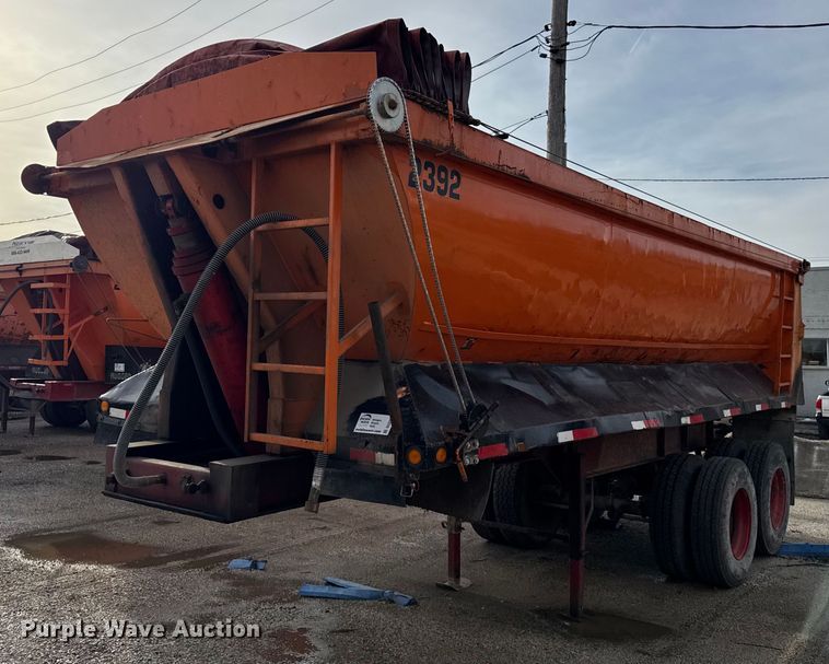1990 Palmer  end dump trailer - DU3396