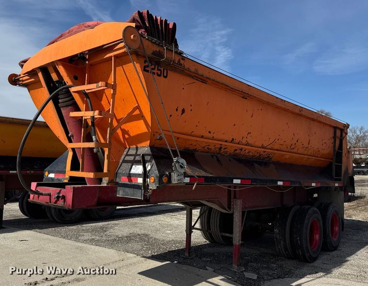 1989 Palmer end dump trailer - DU3404