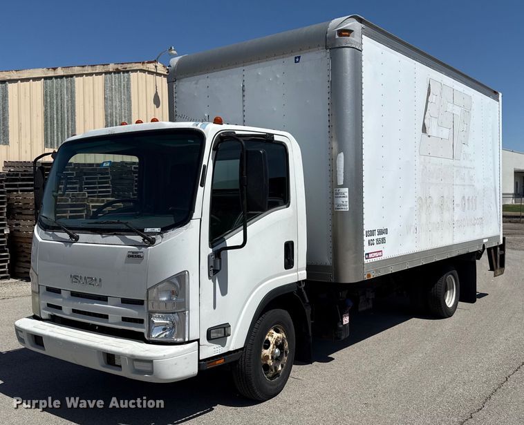 2011 Isuzu NPR box truck - DY7987