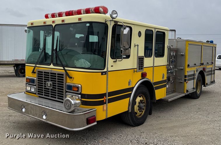 2001 HME INC 4465 400 pumper fire truck - EM3767