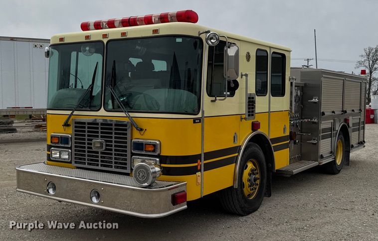2001 HME INC 4465 400 pumper fire truck - EM3768