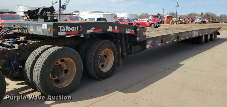 2014 Talbert 5048TA tilt deck equipment trailer - DN3725
