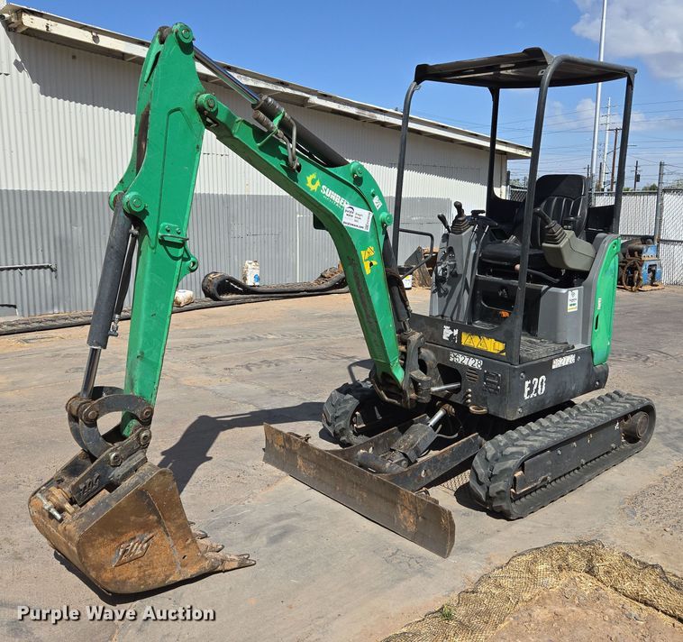 2017 Bobcat E20 mini excavator - EC0930