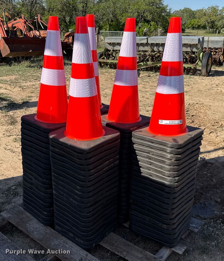 (100) traffic cones - EJ3614