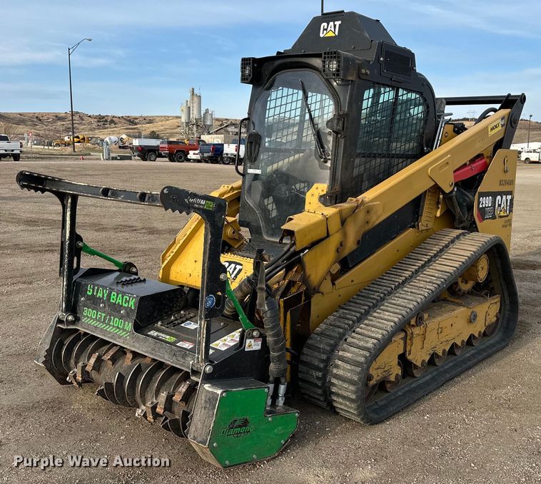 2019 Caterpillar 299D2XHP forestry tracked skid steer loader - ER5186