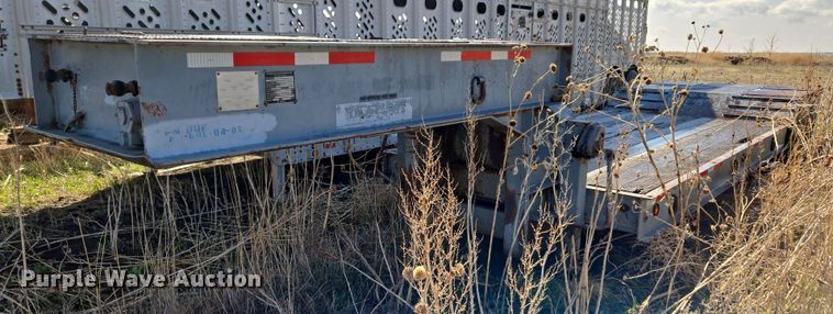 1979 Vulcan LBD-35 lowboy equipment trailer - DT7124
