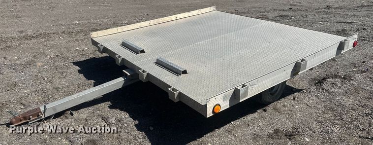1996 Triton Corporation Lite 8 tilt deck utility trailer - ER5209