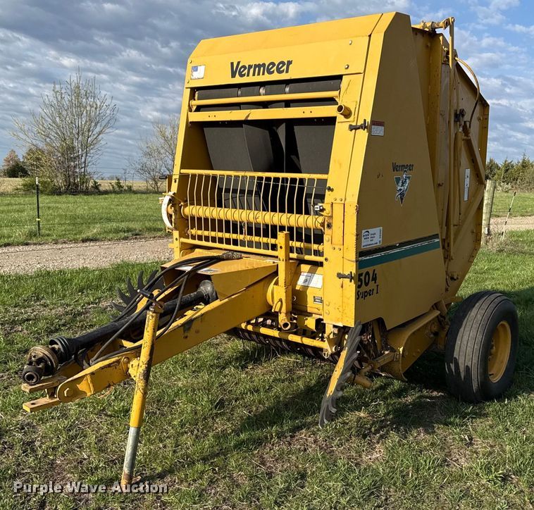 1995 Vermeer 504I round baler - DS4267