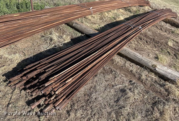 (152) joints of 25' L x 5/8" diameter sucker rods - EQ4573