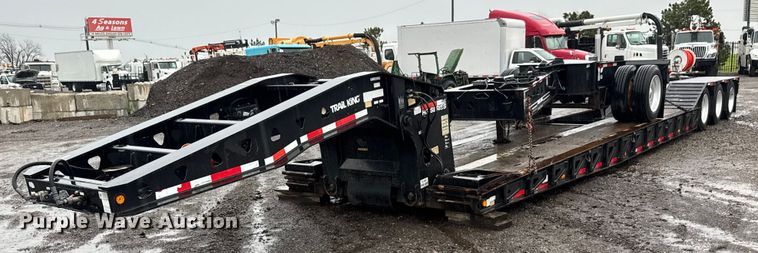 2011 Trail King TK110HDG-533 lowboy equipment trailer - EG5725