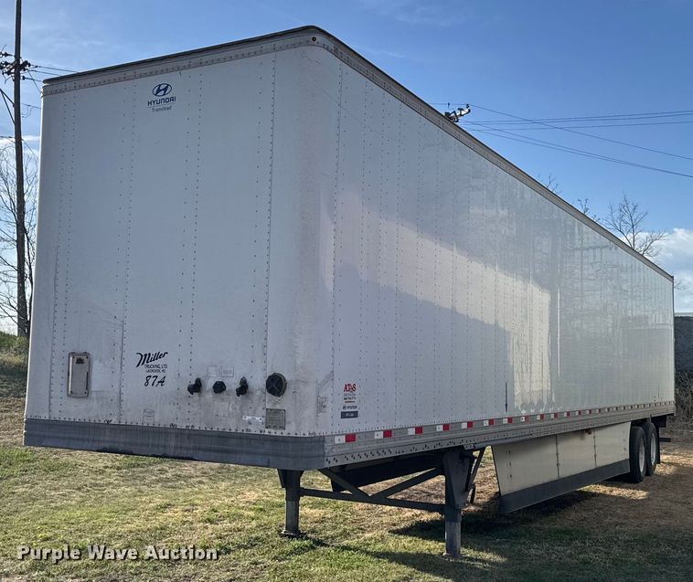 2016 Hyundai VI2530152-AJS dry van trailer - EG6380