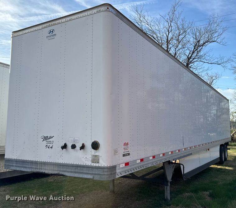 2016 Hyundai VI2530152-AJS dry van trailer - EG6382