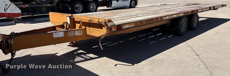 2001 Econoline Trailers MP426TE tilt deck equipment trailer - EF3053